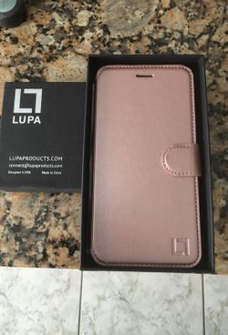 Rose Gold Lupa 6/6s Plus Iphone - leather Phone wallet