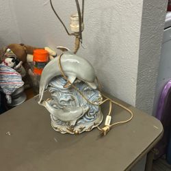 Dolphin lamp