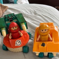 Vintage L'il Playmates Space Station Play Set 1984 ~ Vehicle #2 & #3