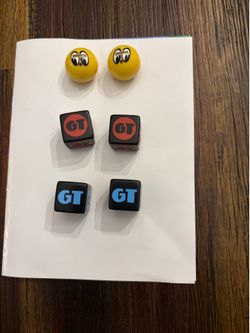 GT BMX tire valve caps