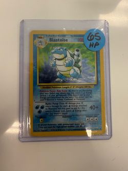 Pokemon Blastoise Base Set