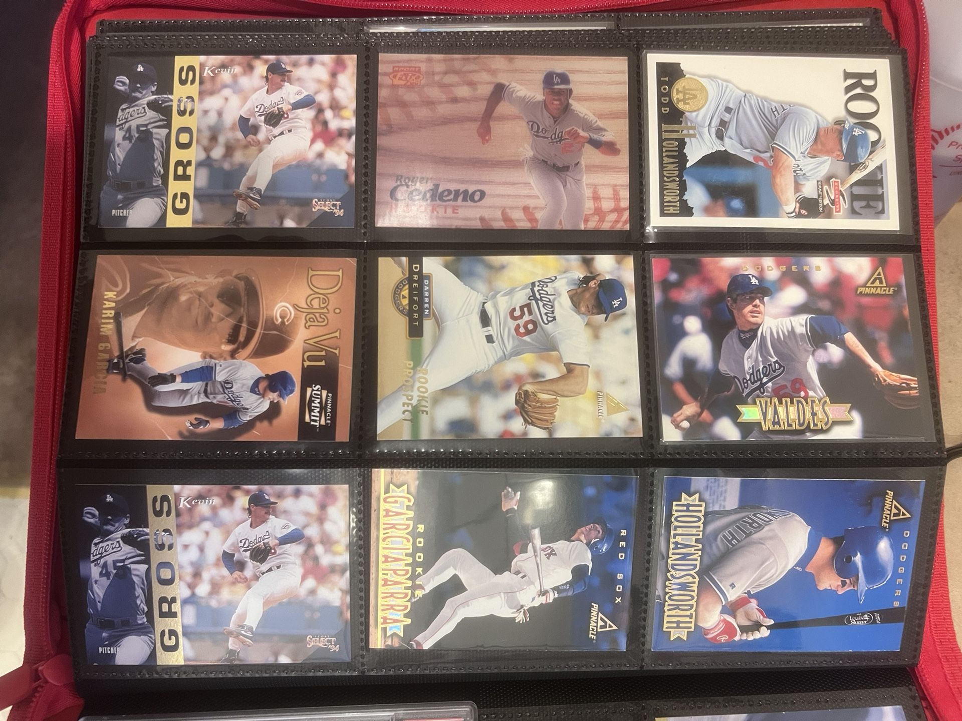 Baseball Dodgers Cards 