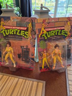 Vintage  TMNT  figures.