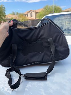 Black Soft-Sided Pet Carrier Bag