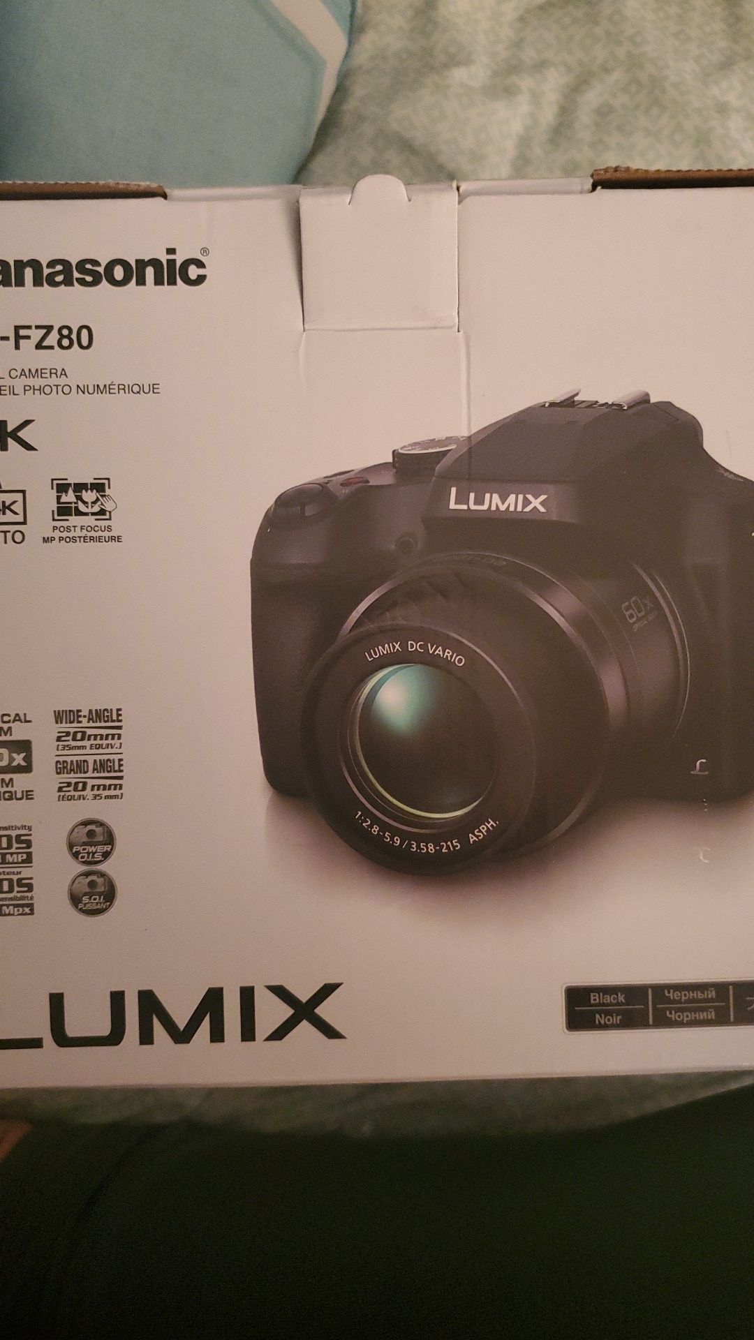 Panasonic Lumix DC-FZ80 Digital Camera - Brand New