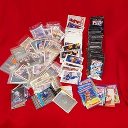 Lot Of Mixed Sport Cards Baseball Football Hokey