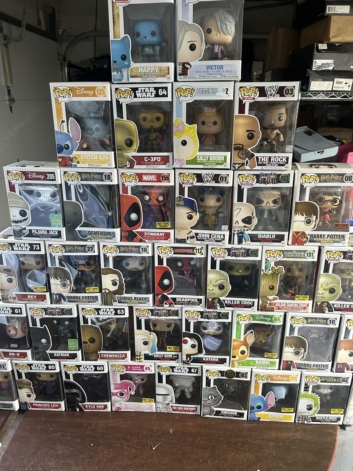 Funko Pops Lot. 35 Total