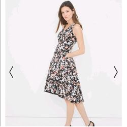 White House Black Market FIT & FLARE SUMMER DRESS Size 4 