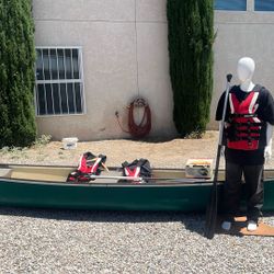 Kayak And Life Jackets