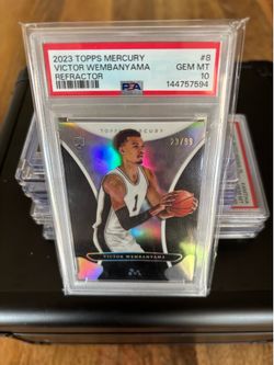 Victory Wembanyama /99 ROOKIE psa 10 refractor 2023