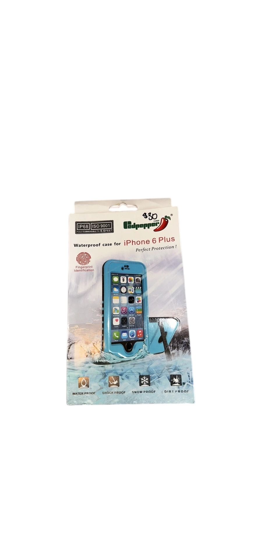 Apple iPhone 6 Plus 4.7 Case Waterproof Shockproof iPhone Cover Redpepper White