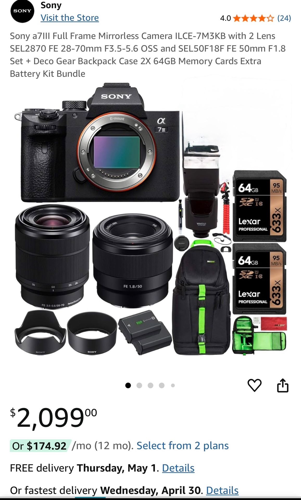 Sony a7iii Bundle