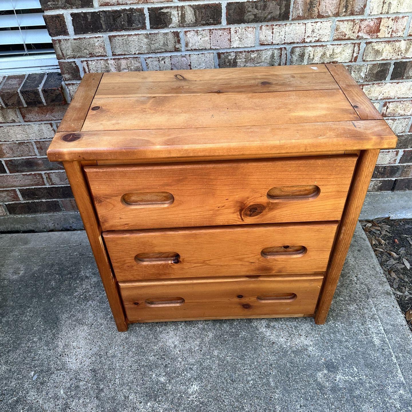 Solid Wood chest Of Drawers and Shelf