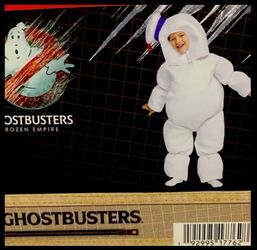 New Ghostbusters Toddler 2T Stay Puft Marshmallow costume