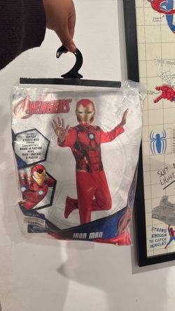 Iron man boy costume