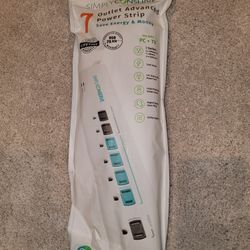 7 Outlet Advanced Energy-saving Power Strip