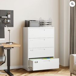 4 Drawer Lateral File Cabinet