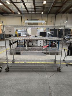 Stainless steel mobile rack