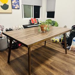 Dining Table Living Spaces Pike table $100