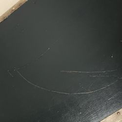 Vtg Steamer Travel Trunk w/ accent brass Hardware & Leather Handles 36.5”W x 15.5”H x 20”D