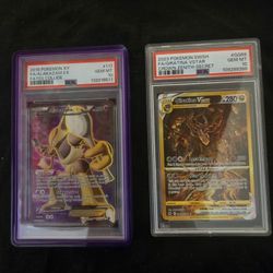 Psa 10 Alakazam Full Art And Giratina Vstar