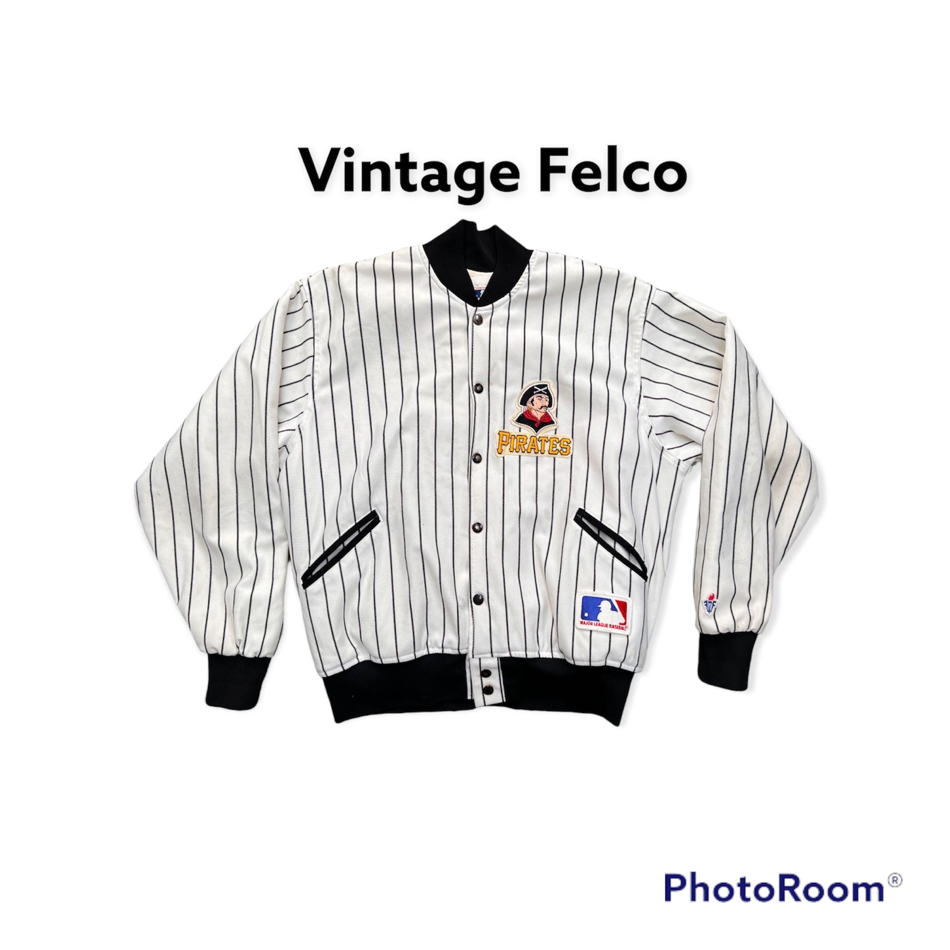 Vintage 80s Felco Pittsburgh Pirates Bomber Jacket