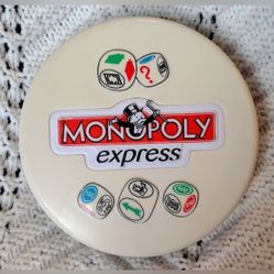 Monopoly Express Game  Hasbro Near Complete No Hotel 