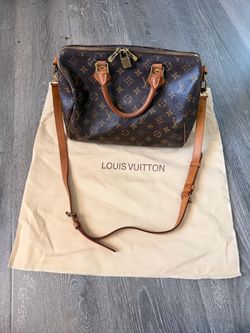 Louis Vuitton Speedy 30 Bandouliere With Strap, Lock, Dust Bag & COA!