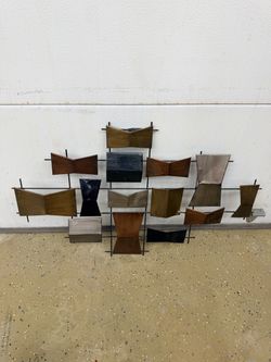Mcm metal wall art