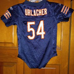 18 MONTH CHICAGO BEARS URLACHER REEBOK PLAYERS ONE PIECE JERSEY 