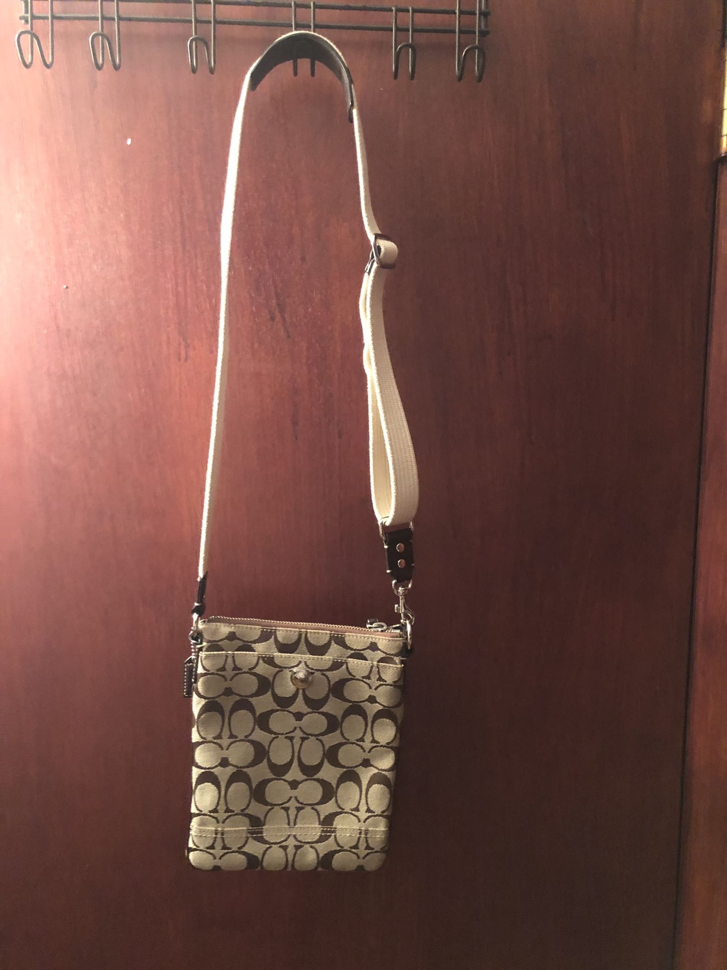 Coach Purse Color Cream/Brown