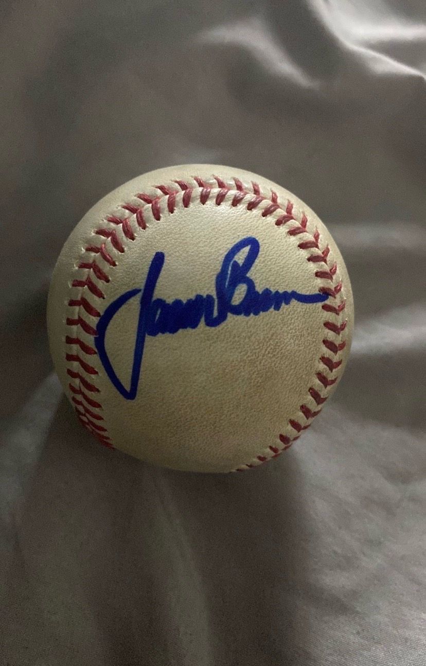 A random signed baseball