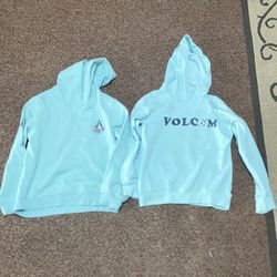 Volcom girls Size 7/8 hoodie sweatshirt S