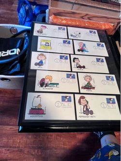 FIRST DAY COVERS-PEANUTS—PRICE REDUCED—COMPLETE SET OF 10-2001