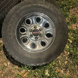 GMC Rims With Good Tires 