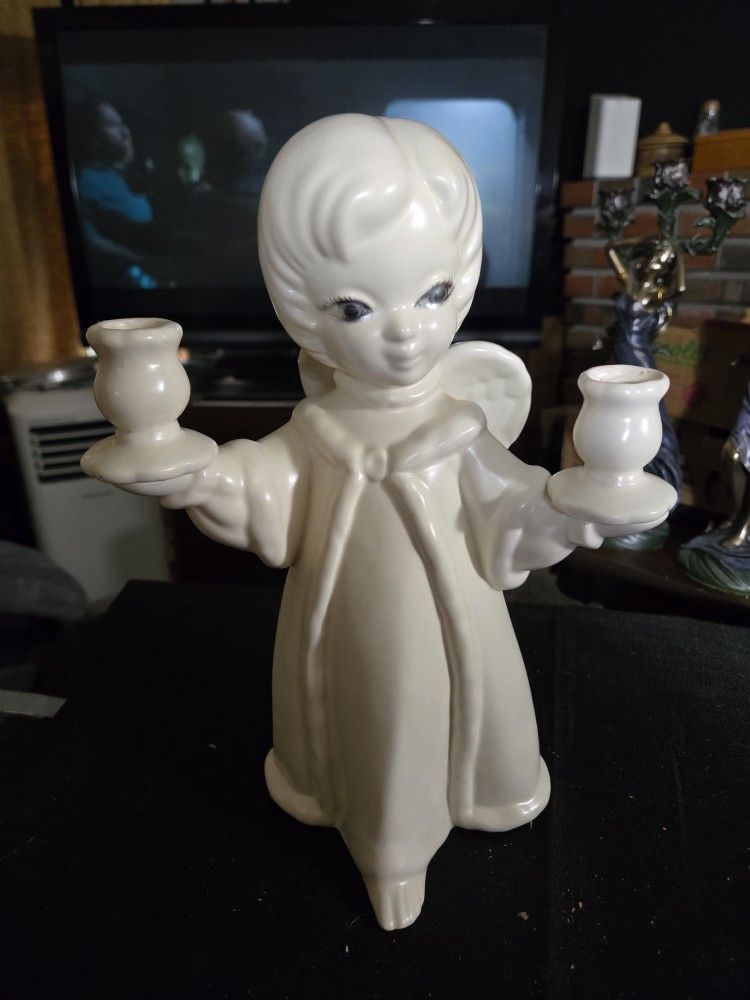 Ceramic Angel Candle Holder