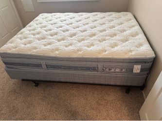 Used Queen Serta Mattress and Box Spring