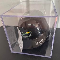 Scott Kasmir Tampa Bay Rays Signed Mini Batting Helmet with COA Case Included just $35 