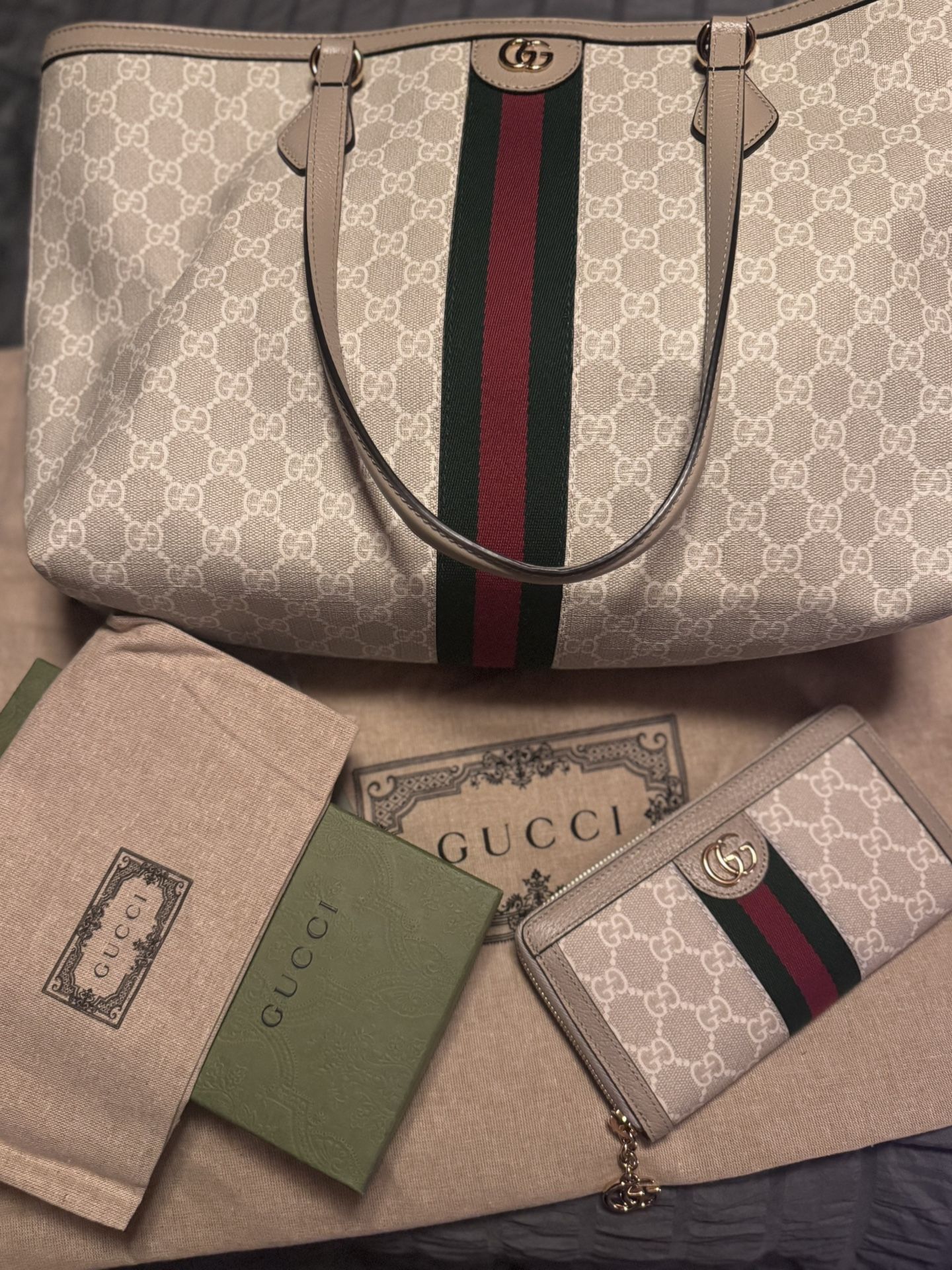Gucci Handbag with matching Wallet