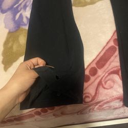 Victoria's Secret Pink Bling Rhinestone Logo Foldover Flare Leggings -Or Send Best Offer 