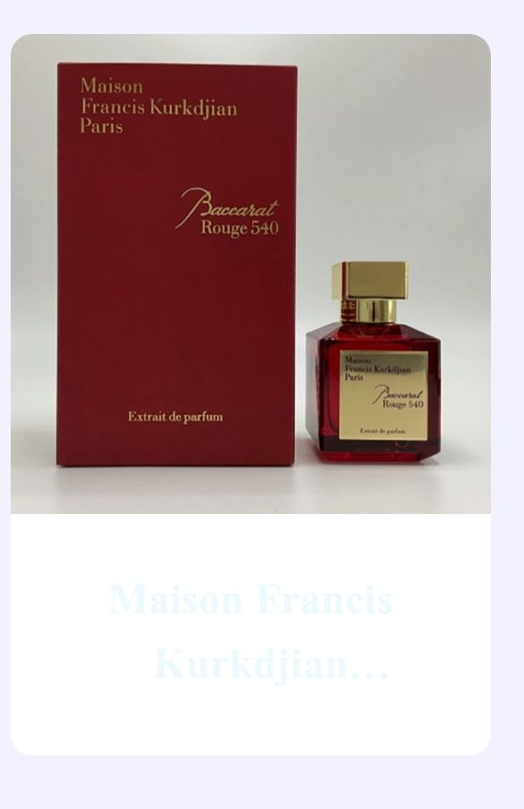 Maison Francis Kurkdjian Baccarat Cologne