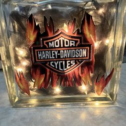Harley Davidson Light Box Or Bank