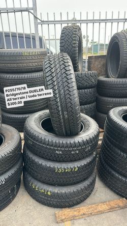 P255/70/18 98% TREAD LIFE All Four Tires Semi New ❗| Por favor Pregunta Por Disponilildad, PLEASE ASK Me For