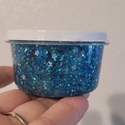 Glitter hair gel