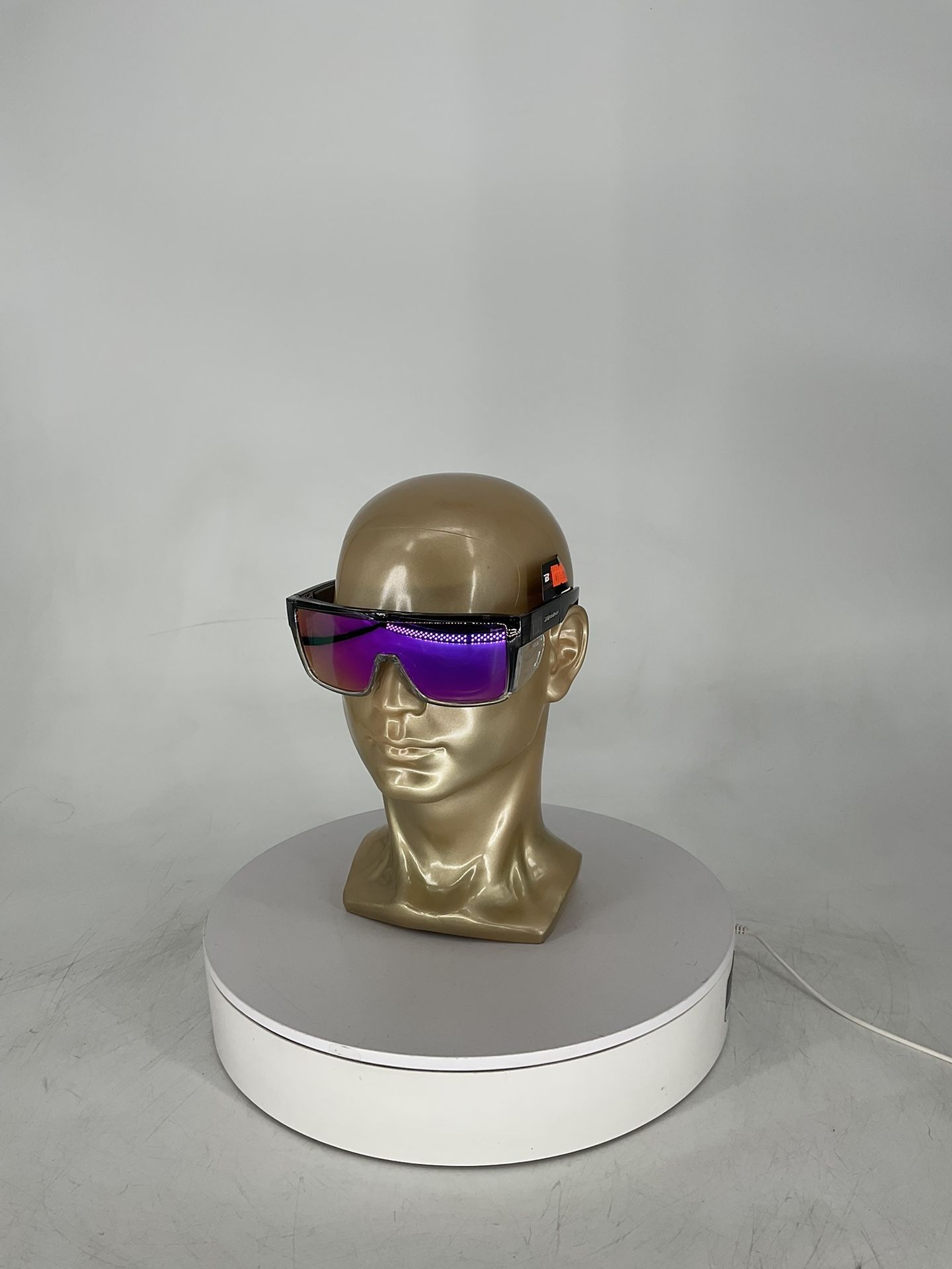 Bomber Eyewear BUZZ Bomb Safety - Polarized Sunset Revo Pink Mirror Crystal #BZ114PNK