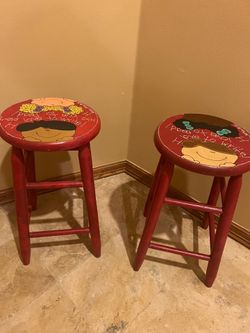 2 Green Apples Barstools