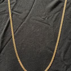 Italian 18K Gold Necklace , Size 20”