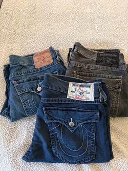 True Religion Jeans size 38 $25 each