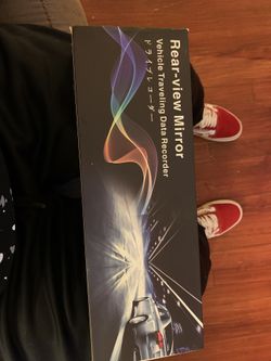 Rear view mirror , vehicle travelin data record