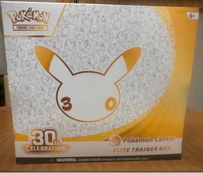 Pokémon 30th Celebrations Elite Trainer Box Pokemon Center